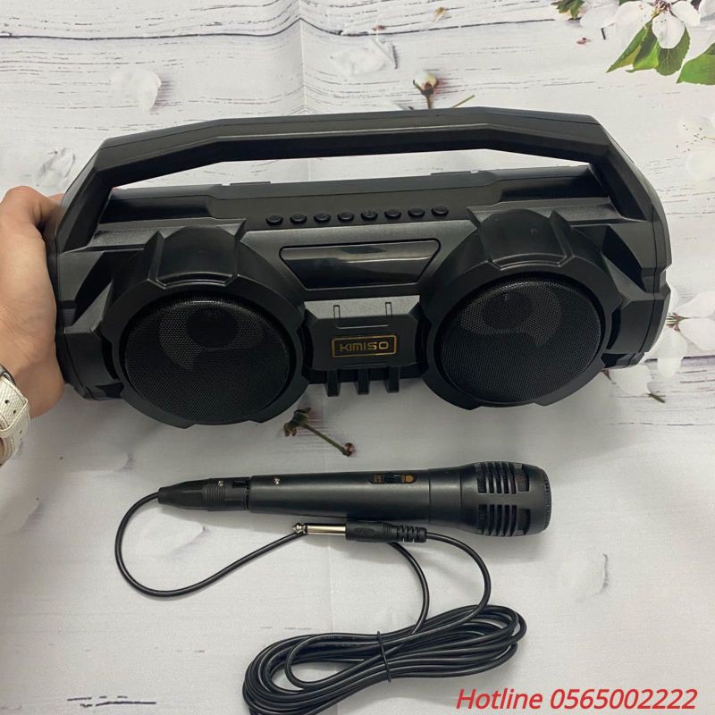 Loa Bluetooth Karaoke Kimiso S1, S2, BKK - B98 ❤️FREESHIP❤️Loa Bluetooth Tặng Kèm Mic Hát Có Dây - Đèn Led Sống Động.