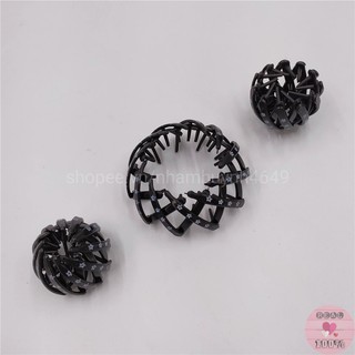 Lẻ 1 chiếc kẹp chụp tóc màu đen in ngôi sao - Hình thật 100%