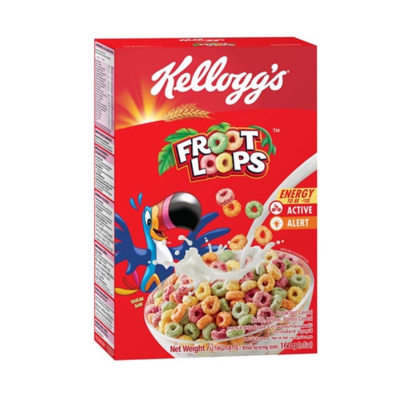 Ngũ cốc ăn sáng Kellogg’s Thái Lan vị sô cô la và vị trái cây