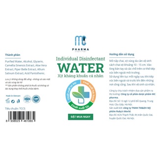 Sịt Kháng Khuẩn MC Pharma