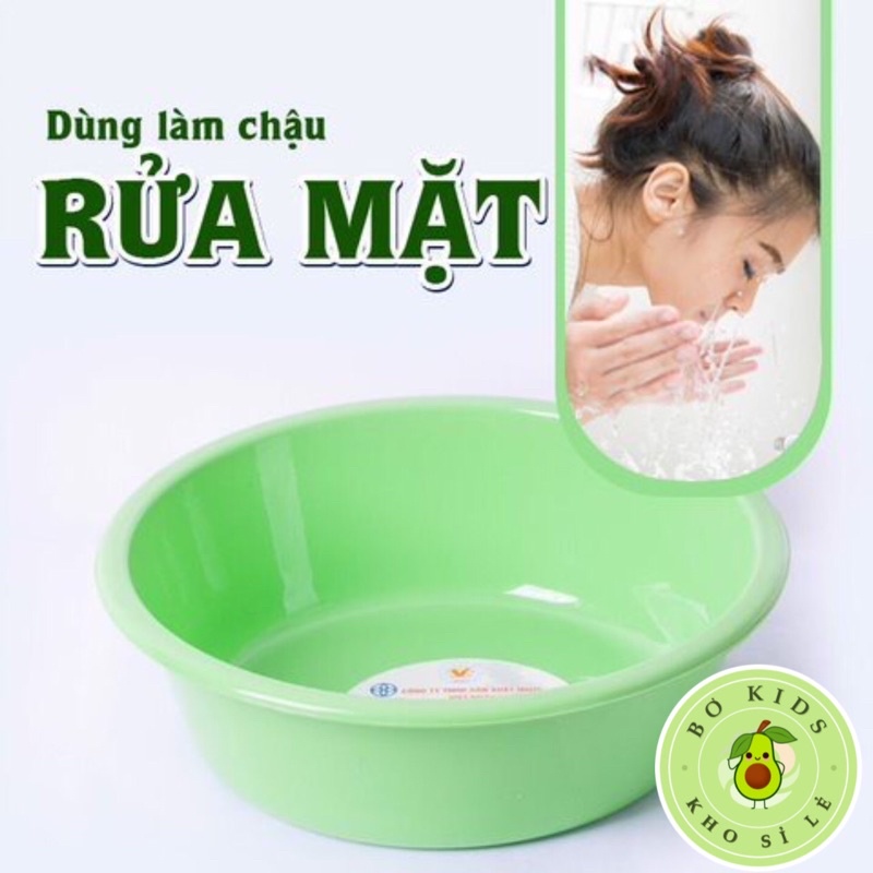 Chậu nhựa tròn đa năng Việt Nhật 3 size (MS: 2264/2263/2261), Thau rửa mặt