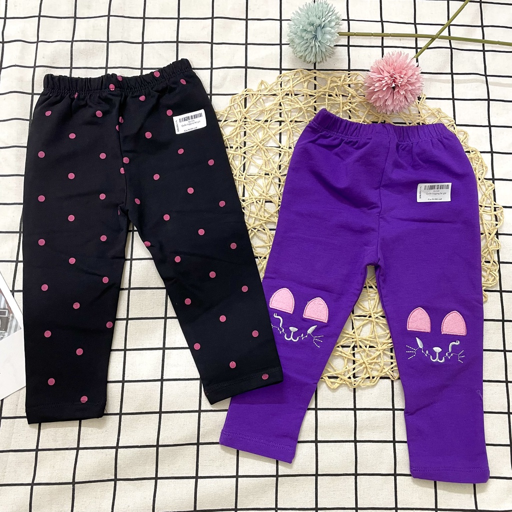 XẢ KHO - Quần legging bé gái 1-5 tuổi (nhiều mẫu)