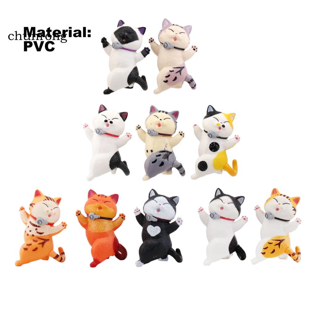 Cr Mô Hình Mèo Con Trang Trí Bánh Kem Thân Thiện Với Môi Trường