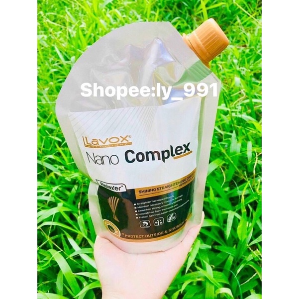 Kem thuốc duỗi phủ bóng Lavox Nano Complex 2in1