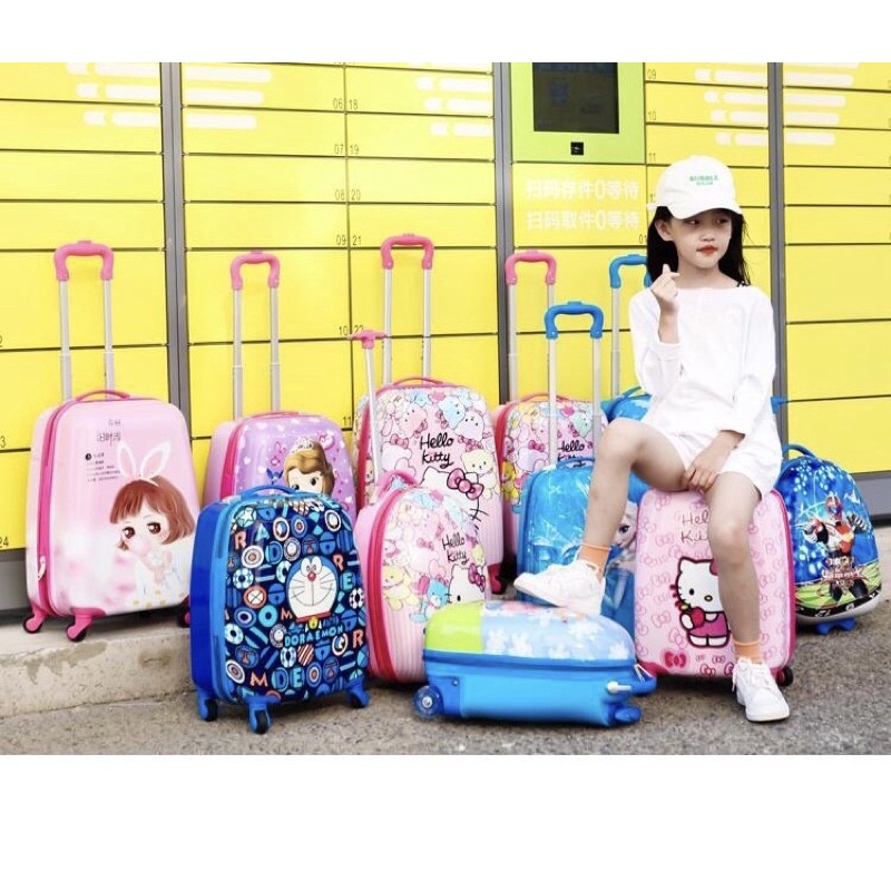 [CHỌN MẪU] vali cho bé SALE hai mặt in Vali kéo cho trẻ em trai gái cao cấp sẵn hàng nhập khẩu đc loại 1