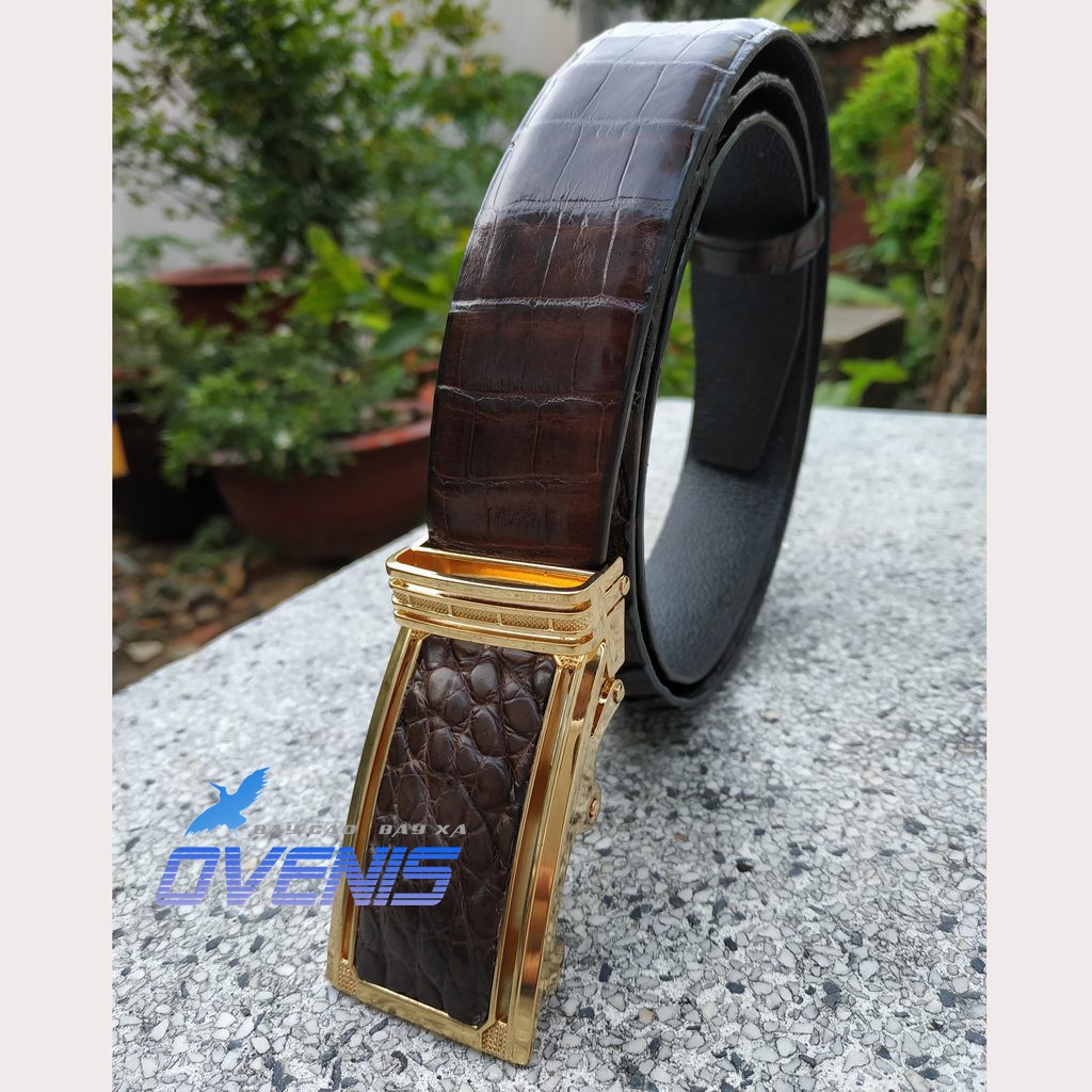 Thắt Lưng Nam Da Cá Sấu. Gai Lưng Rất Đẹp!