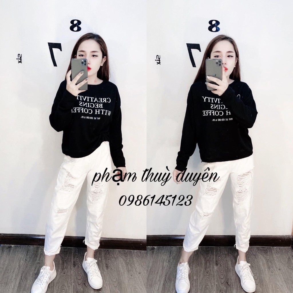ÁOlen mỏng in chữ MÃ 551