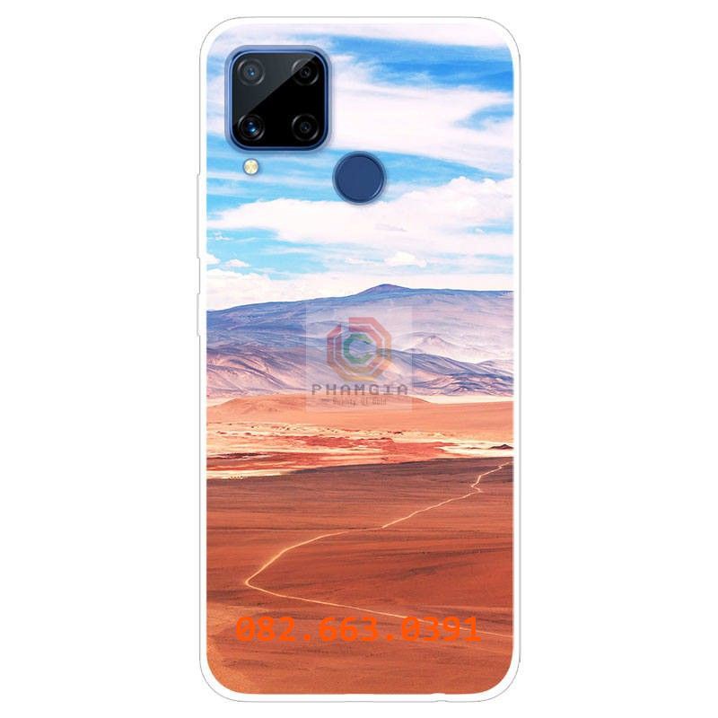 Ốp lưng Realme C15 in hình phong cảnh siêu sắc nét