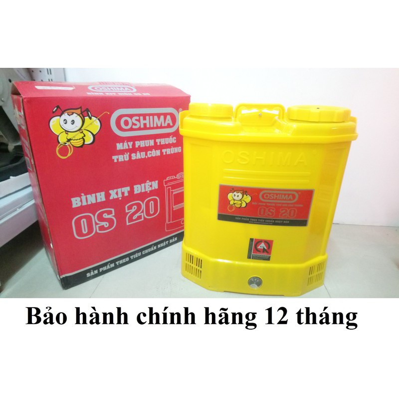 Bình xịt điện Oshima OS20 vàng Siêu giảm giá l Bảo hành 1 năm