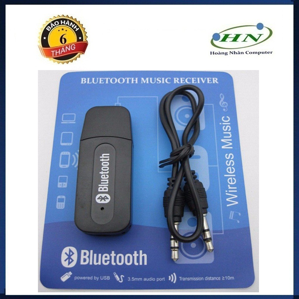 USB tạo bluetooth kết nối âm thanh (Xanh đen)