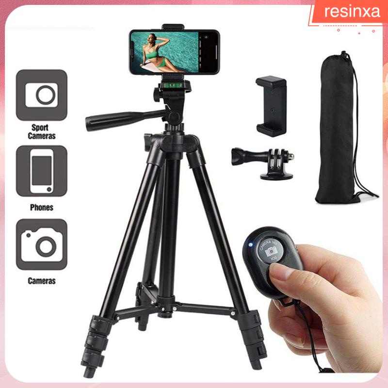 Giá Đỡ Ba Chân 4 Phần Bằng Nhôm Kèm Điều Khiển Bluetooth Cho Chụp Ảnh Tự Sướng | BigBuy360 - bigbuy360.vn