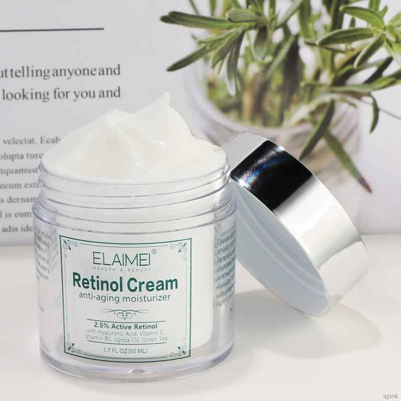 Kem Dưỡng Da Mặt 50ml Chứa Vitamin Retinol Làm Trắng Dưỡng Ẩm Chống Lão Hóa