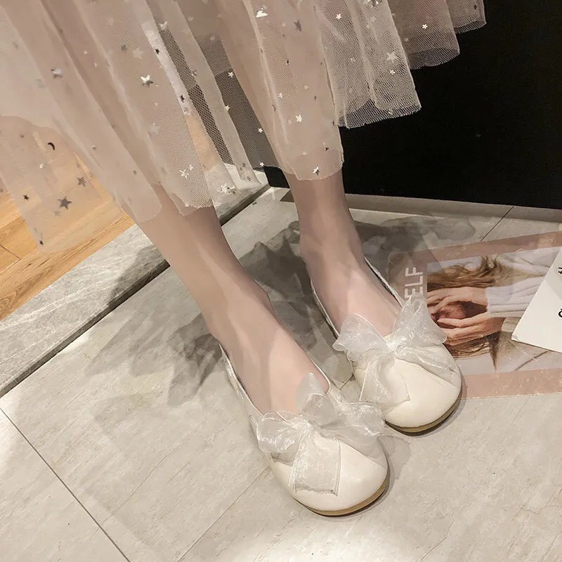 (VIDEO TỰ QUAY) Giày búp bê nữ ulzzang đẹp thời trang mũi tròn đế bệt da mềm (Kèm Ảnh Thật) | BigBuy360 - bigbuy360.vn