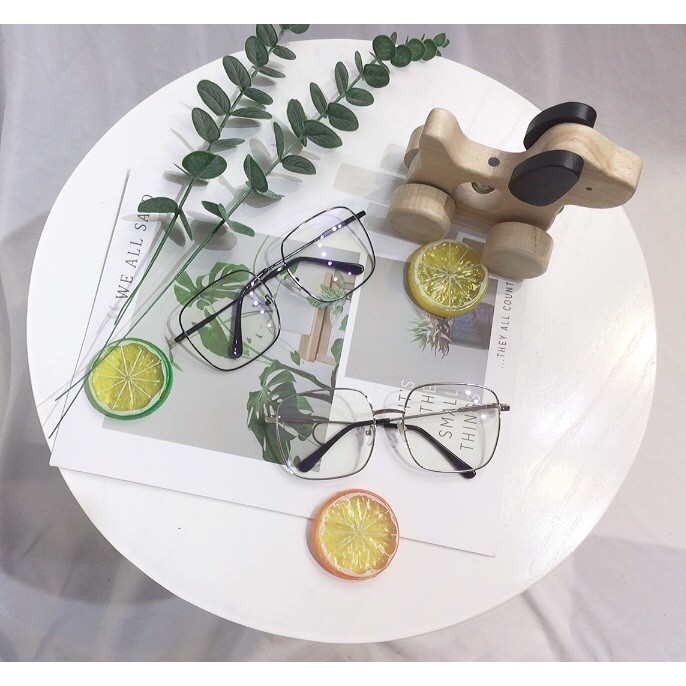 Kính Vuông ULZZANG 🍓FREESHIP🍓Phong Cách Hàn Quốc Kèm Ảnh Thật 5239
