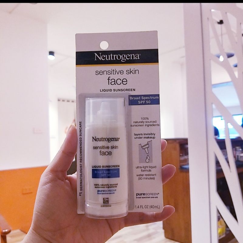 Kem chống nắng dành cho da nhạy cảm Neutrogena Face Sunscreen For Sensitive Skin SPF 50