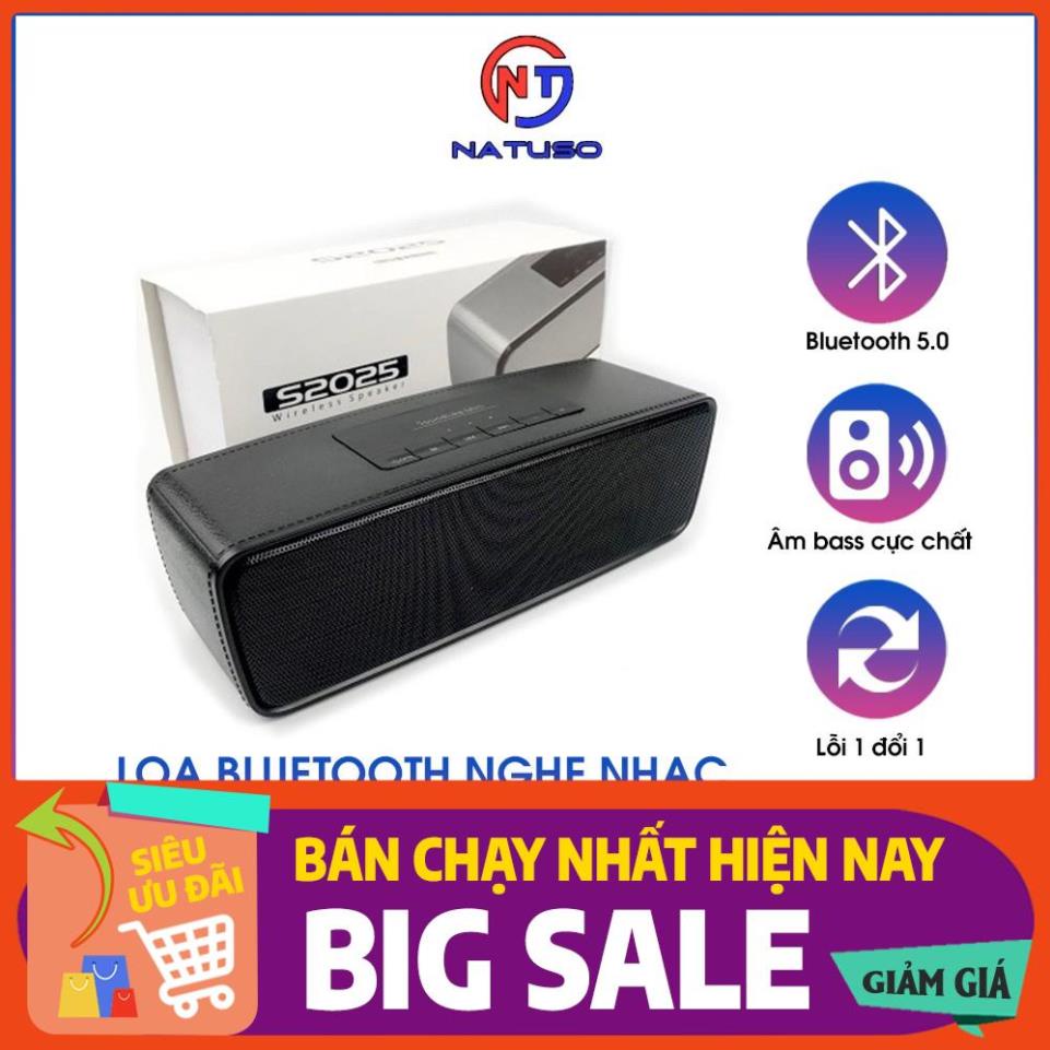 Loa Bluetooth Nghe Nhạc Không Dây S2025 Đa Chức Năng Âm Thanh Cực Hay Hỗ Trợ Nghe Thẻ Nhớ USB, Jack 3.5