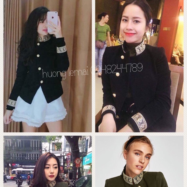 Áo dạ zara auth