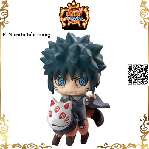 Mô hình Naruto nhiều biến hóa cưởi cửu vỹ và vua cóc Chibi 1106