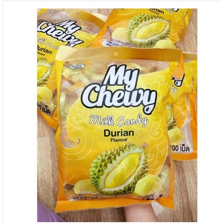 Kẹo Dẻo Trái Cây My Chewy Thái Lan Cực Ngon Vị Sầu Riêng Gói To 100 Chiếc 360gr
