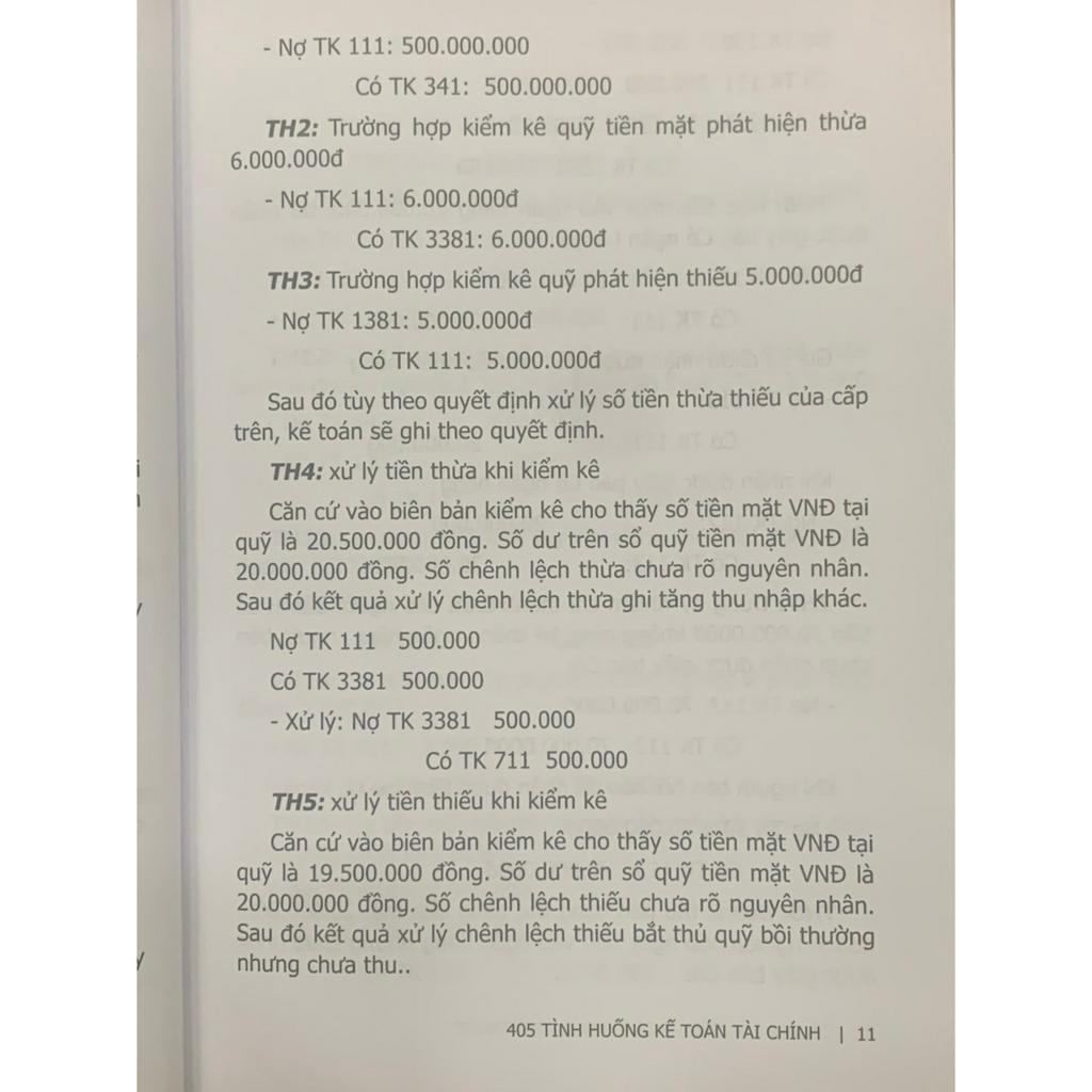 Sách- 405 Tình Huống Kế Toán Tài Chính