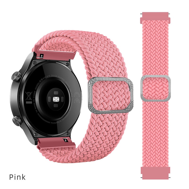 Lykry Elastic Nylon Strap For Samsung Gear S3 S2 Sport Classic Huawei GT 2 Samsung Galaxy watch 42mm/46mm/20mm/22mm