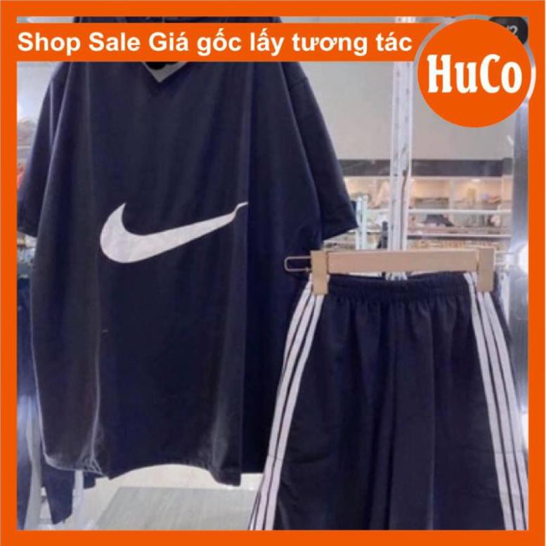 [RẺ VÔ ĐỊCH] Quần short lửng ba sọc ống rộng, form rộng unisex freesize nam nữ, quần đùi thể thao cá tính dáng rộng  ྃ