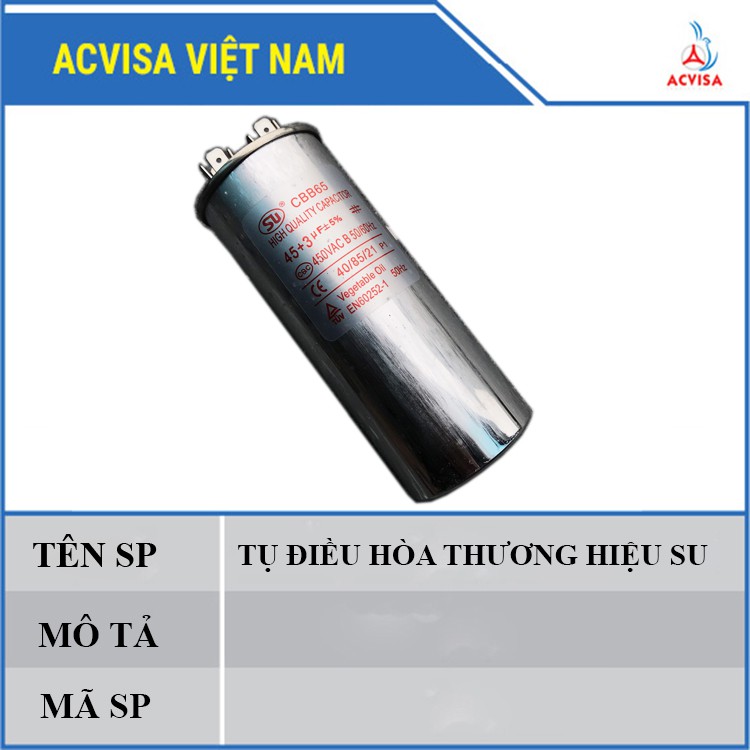 Tụ đề Block Điều Hòa Thương Hiệu SU và TP MAX