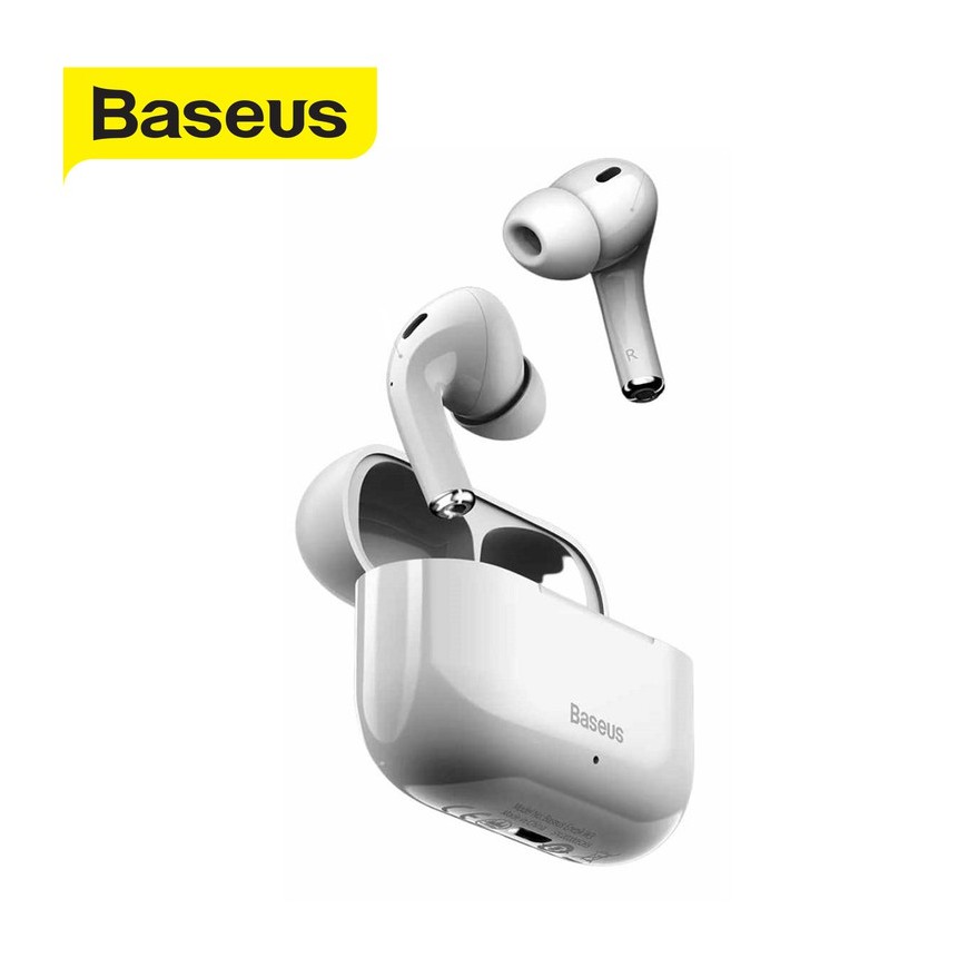Tai nghe không dây Baseus Encok W3, Bluetooth 5.0, dock trữ pin 200mAh ( tai đơn 37mAh ), cổng sạc Micro USB, chống ồn