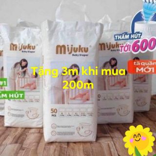 Combo 100 MIẾNG bỉm quần Mijuku size m,l,xl
