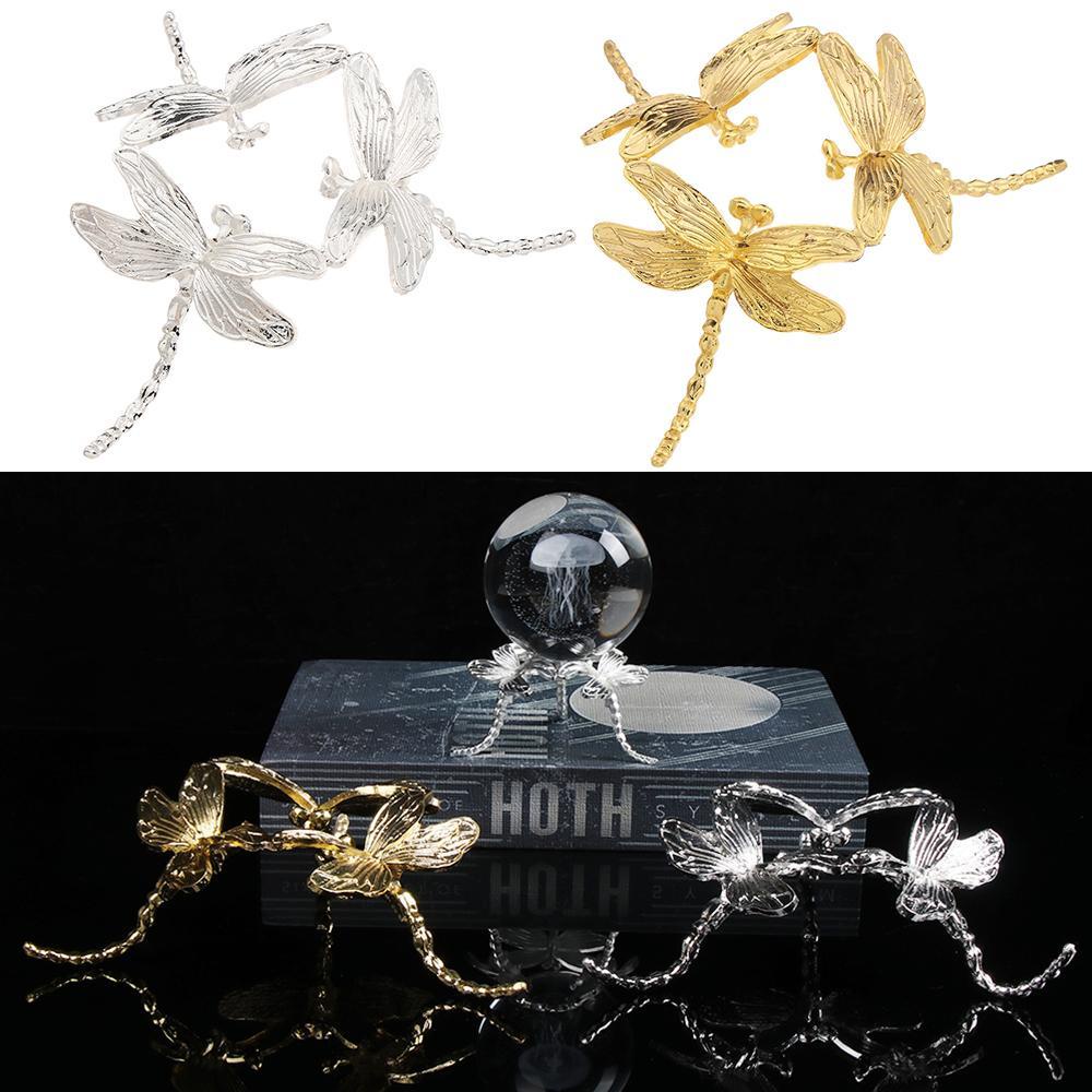 CONOPERY Quả Cầu Pha Lê Màu Sắc Bạc Hình Chuồn Chuồn Dùng Làm Đạo Cụ Chụp Ảnh