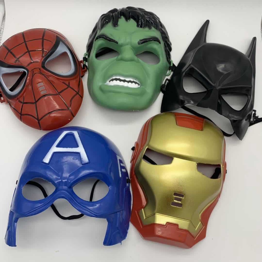 Mặt Nạ Hóa Trang Siêu Anh Hùng / Người Nhện / Người Dơi / Người Sắt / Captain America Độc Đáo Cho Người Lớn Và Trẻ Em