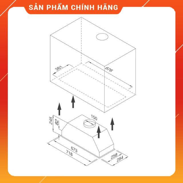 Siêu Sale MÁY HÚT MÙI ÂM TU MALLOCA VISSO-K7205