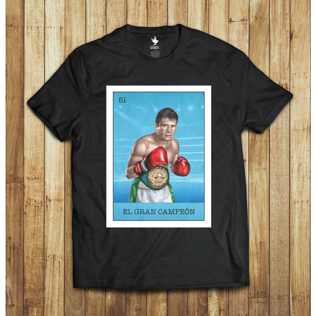 Áo thun Julio Cesar Chavez Loteria Phiên bản giới hạn El Gran Campeon 100% Cotton