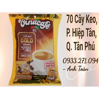 Cà phê sữa hòa tan VinaCafé 3 trong 1 Gold Original bịch 480g - Cafe sữa Vinacafe Gold Original 480gr (24 gói x 20g)