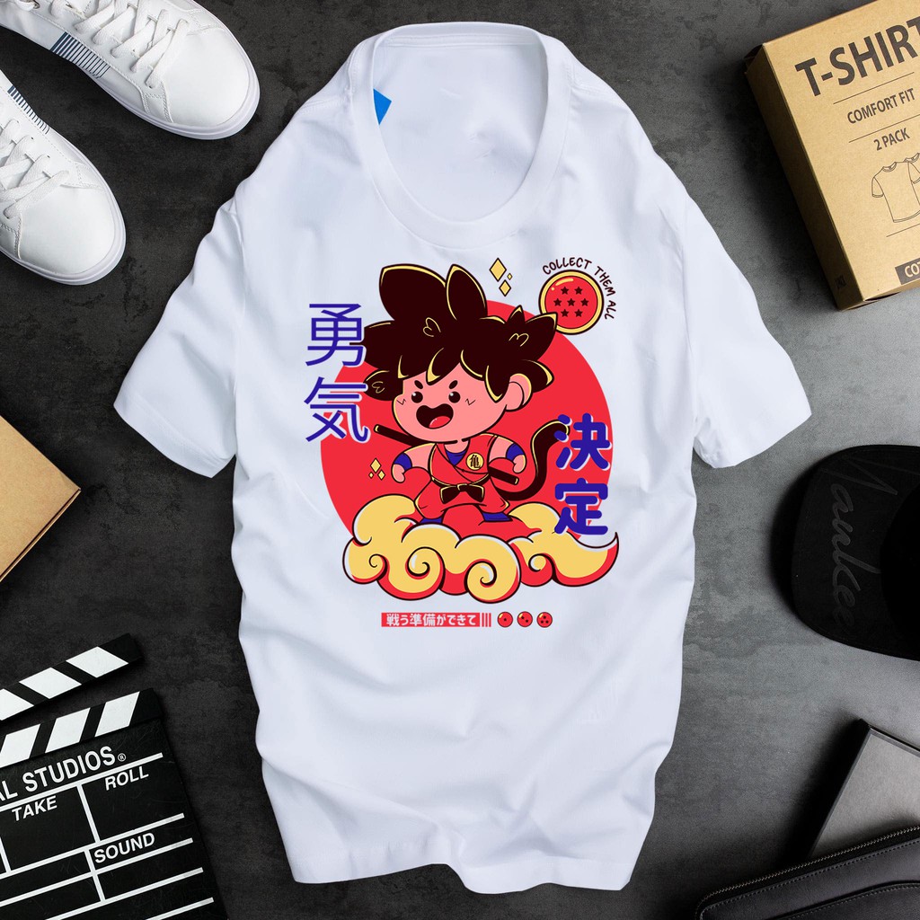 ÁO THUN HOẠT HÌNH 7 VIÊN NGỌC RỒNG SONGOKU CỰC NGẦU MS04 - SONK2014