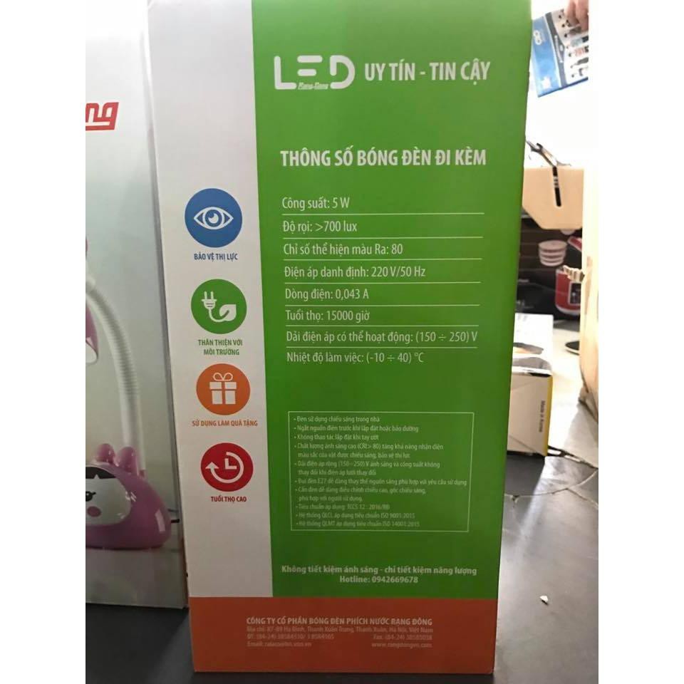 Đèn bàn LED Rạng Đông chống cận RD-RL-27.LED 5w - Bảo hành 12 tháng
