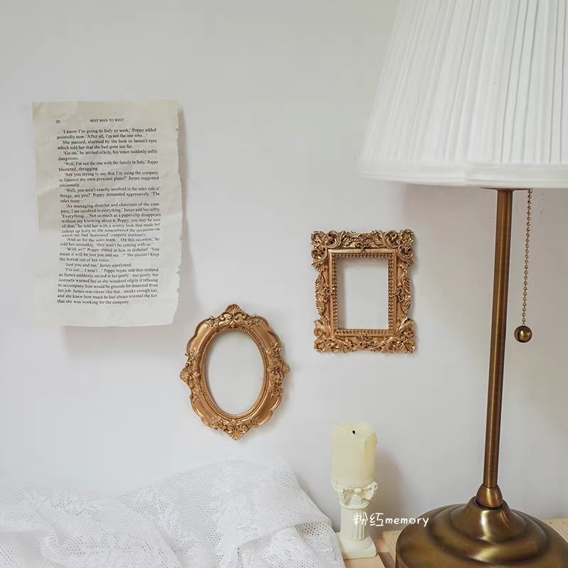 Khung ảnh mini trang trí bằng thép phong cách Victoria Retro