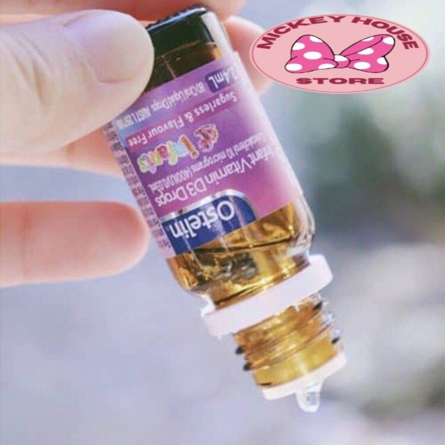 Vitamin D dạng nước cho trẻ Ostelin Kids vitamin Liquid 20ml của Úc