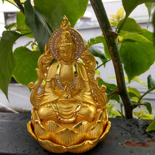 Tượng Phật 2 mặt Quan Âm kèm miếng chống trượt - TP001