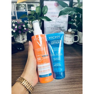 SET KCN VICHY SPF50 (TẶNG KEM NHẢ NẮNG)