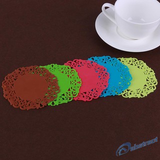Hollow Flower Coaster Anti Skid Heat Insulation Cup Coffee Mat