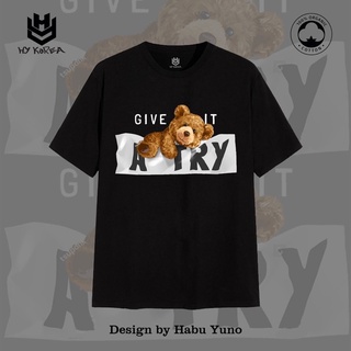 Áo thun chất cotton 100% size châu âu in hình gấu atry