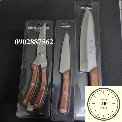Bộ dao kéo seki nhật bản đủ size hàng chất lượng japan