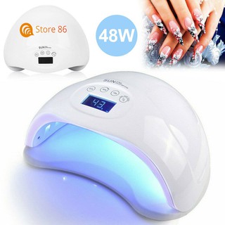 Máy sấy nail sun5 uv led 48w, đèn uv để bàn làm móng tay và móng chân / đèn uv led làm khô móng