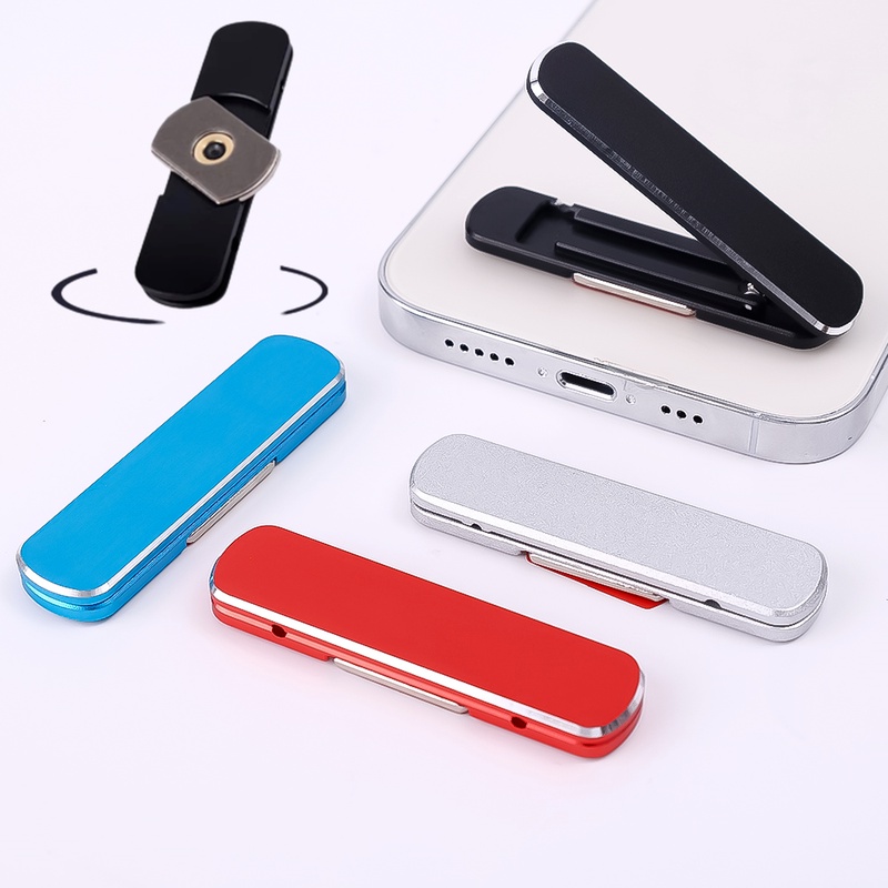 360° Giá Đỡ Điện Thoại Mini Bằng Hợp Kim Nhôm Có Thể Gấp Gọn Tiện Dụng