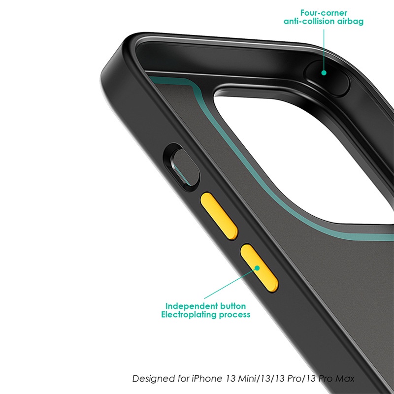 LIKGUS Ốp Điện Thoại Tản Nhiệt Chống Sốc Chống Trầy Xước Cho iPhone 13 Pro Max