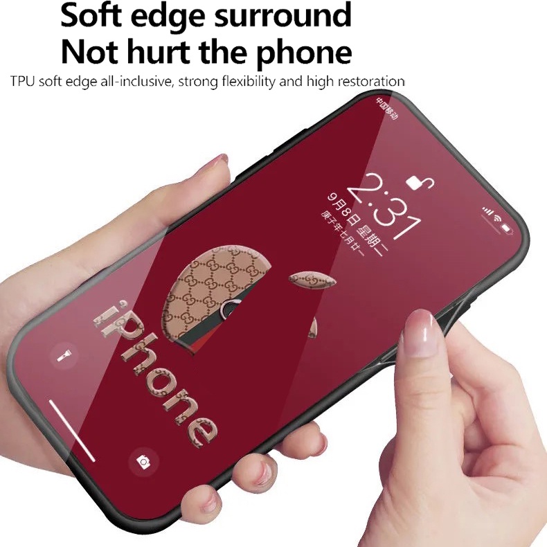 Ốp Điện Thoại Tráng Gương Màu Bạc Sang Trọng Cho iPhone 13 12 Pro Max 11 Pro XS Max