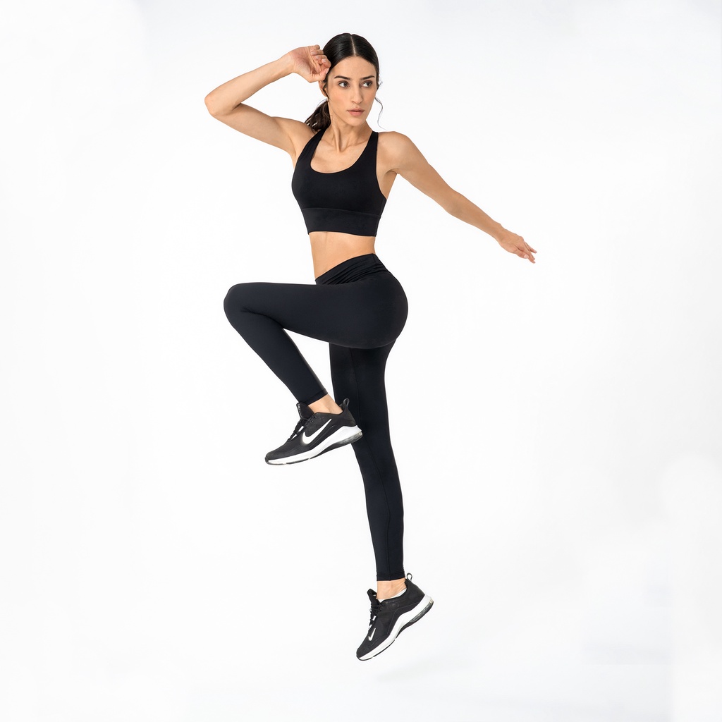 Set đồ tập thể thao 2 món với 80%nylon và 20% spandex hợp thời trang cho nữ