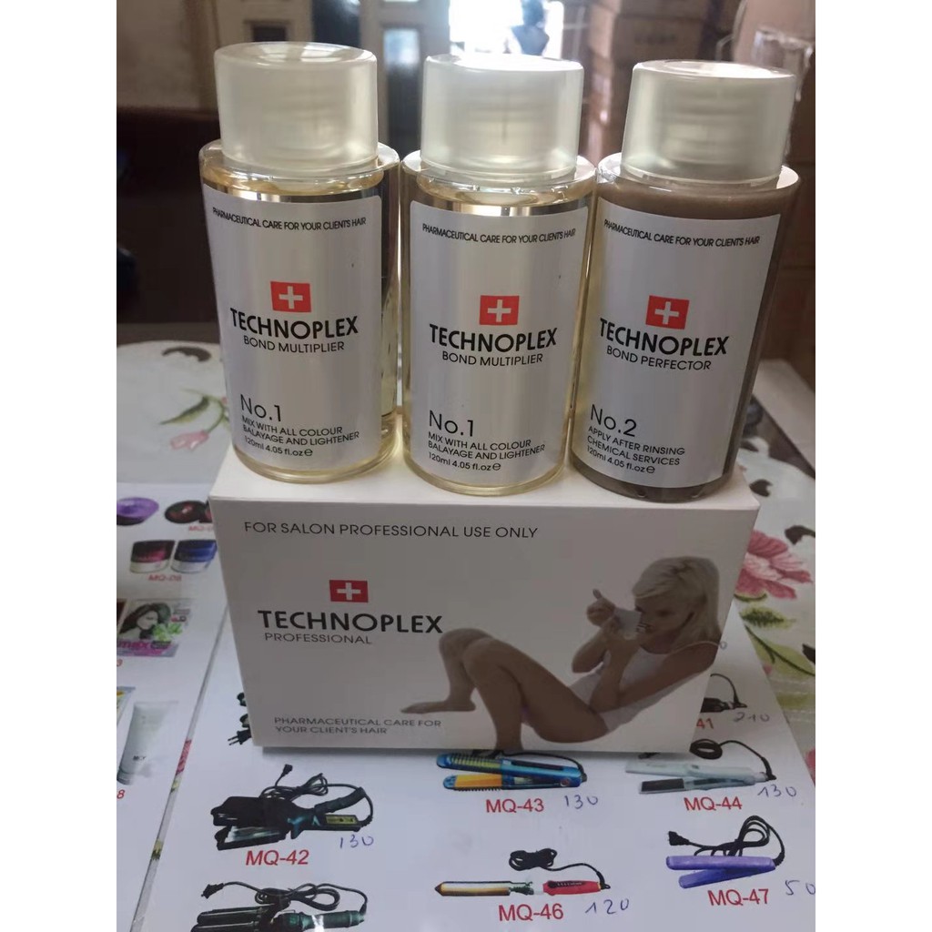 Bộ Phục Hồi Tóc TECHNOPLEX , Dùng Cho Tóc  Cháy  & Hư Tổn 120ml x 3