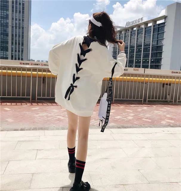 Áo zara đan dây sau lưng - Sẵn